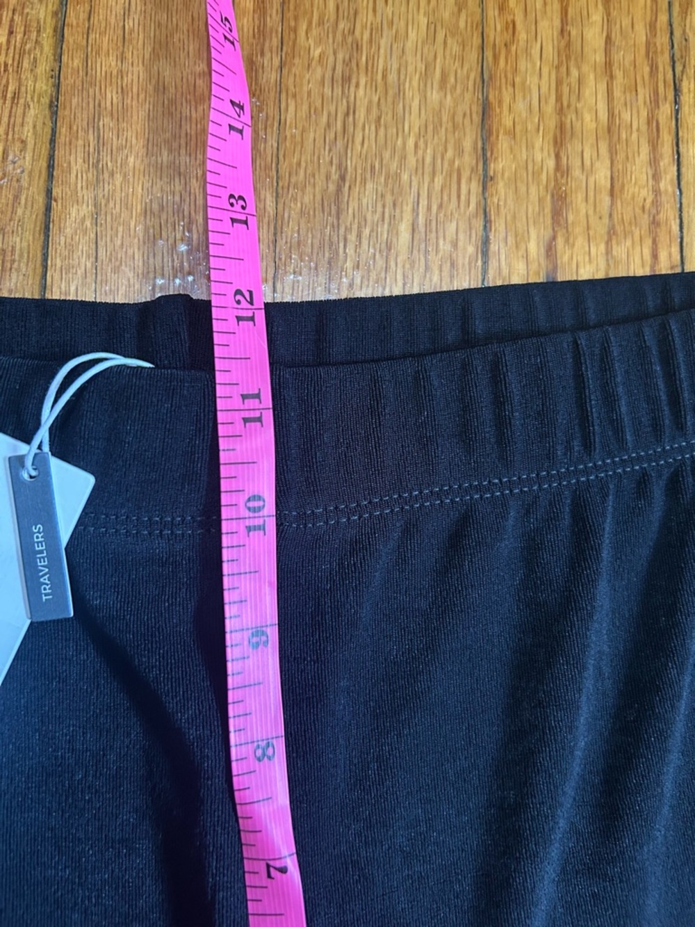 Chico’s Travelers Essential Slim Pants Slinky Knit Women L Tall Black - Picture 6 of 10